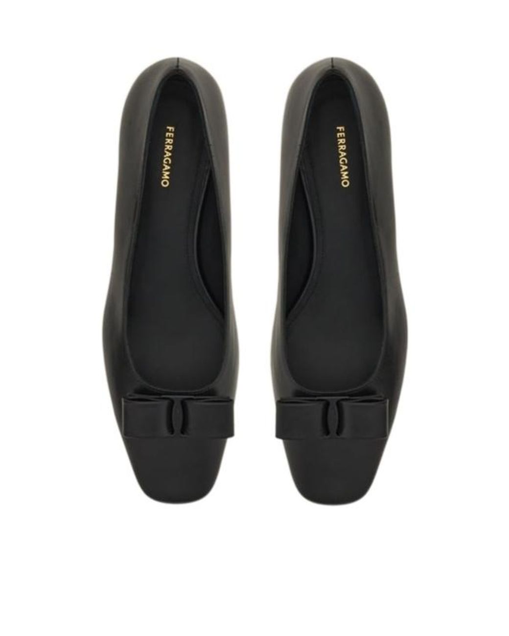 Ferragamo Black Ferragamo Iconic Bow Pumps