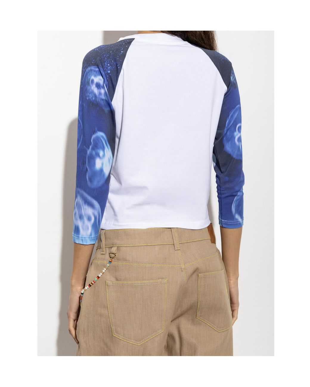 Casablanca Blue Long-Sleeve T-Shirt