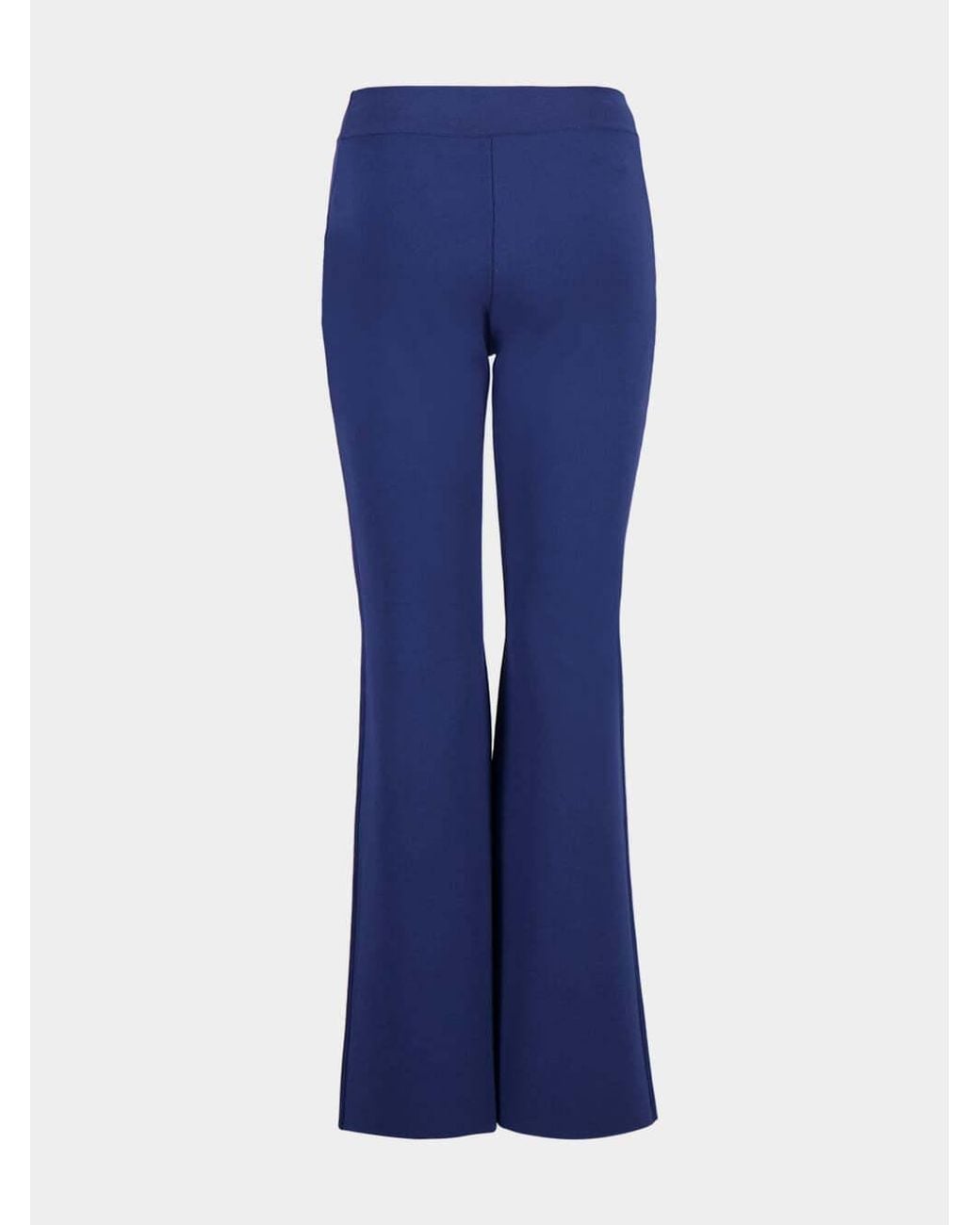 Stella McCartney Blue Flared Knitted Trousers