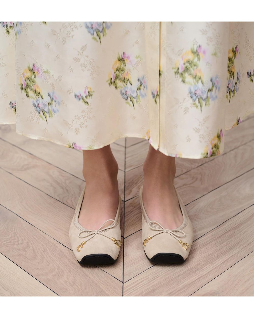 Dior Natural Cœur Ballet Flat