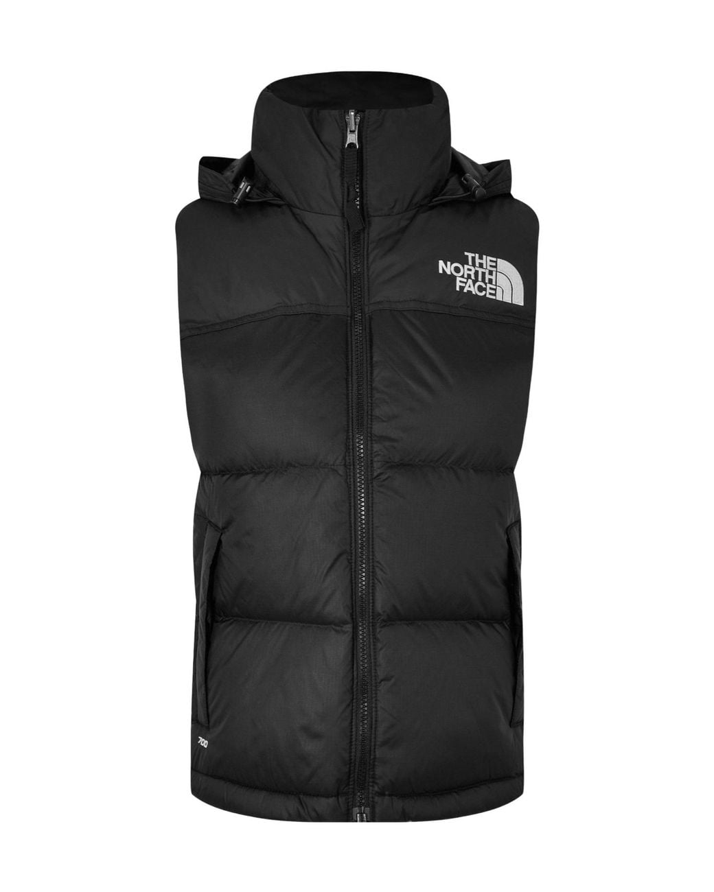 The North Face Black Hooded Down Gilet