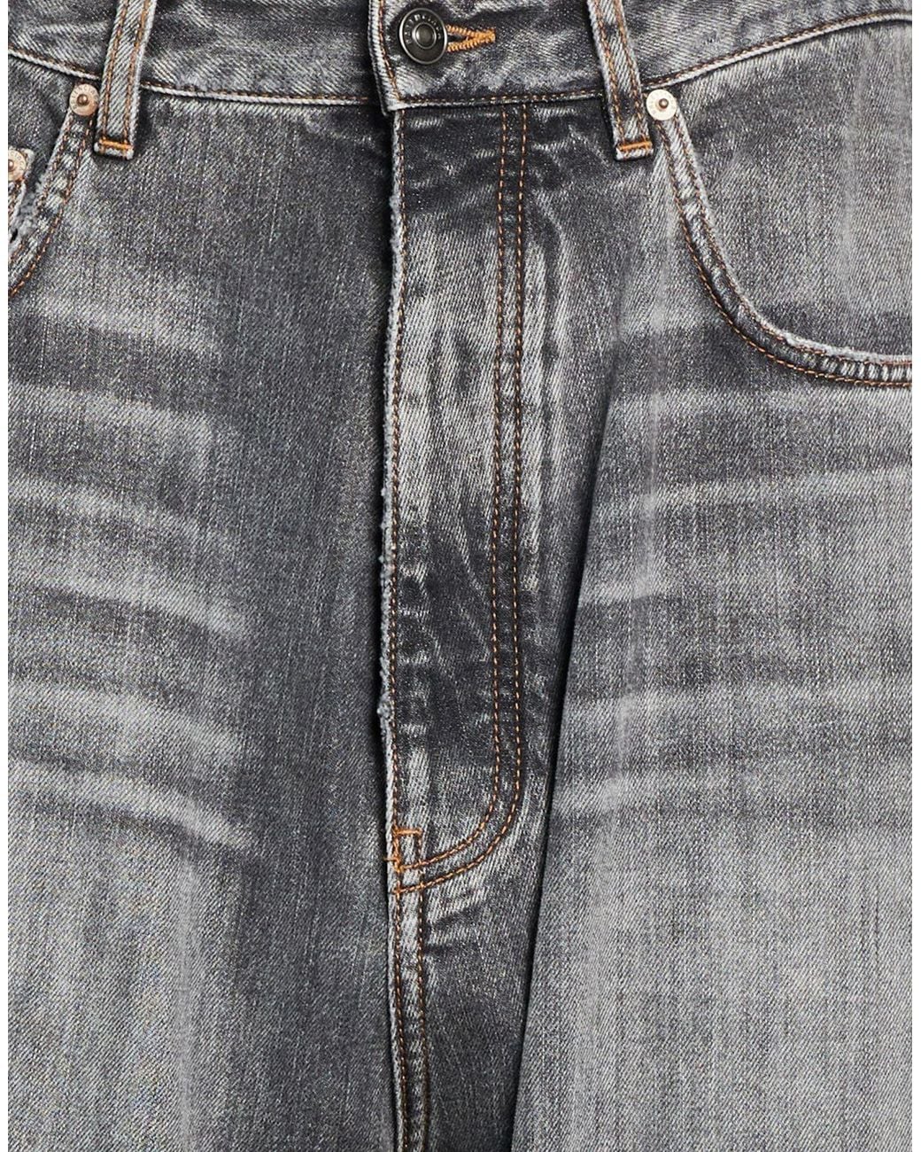 Balenciaga Gray Denim Trousers