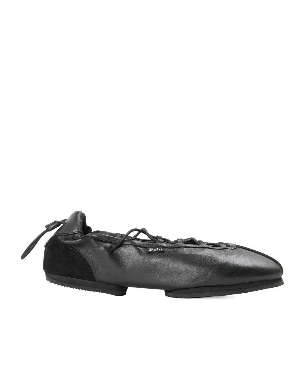 Polo Ralph Lauren Black Lace Ballet Flats