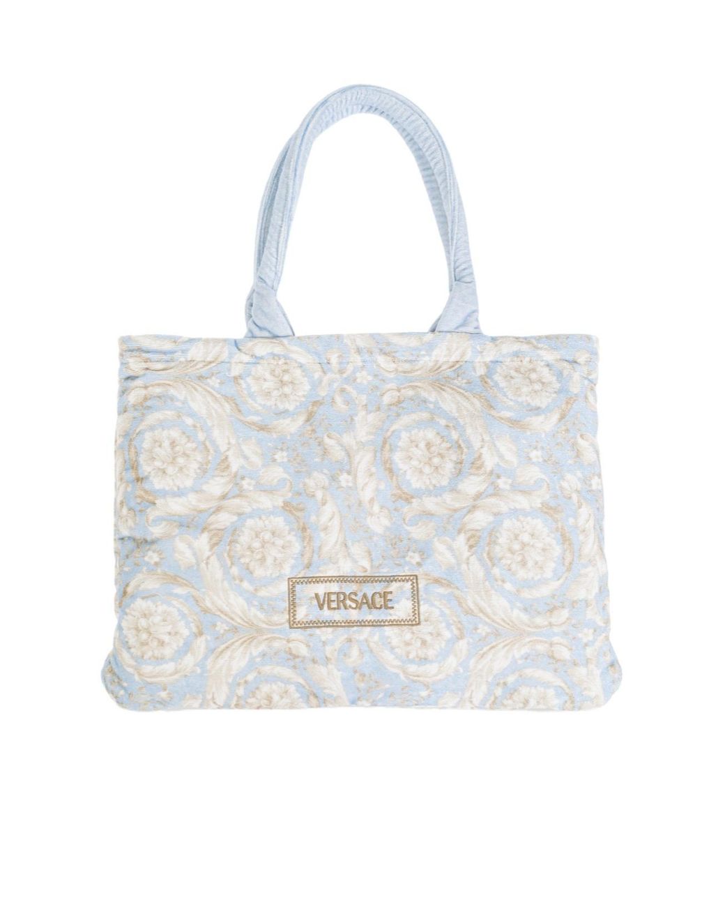 Versace White Rectangular Handbag for men