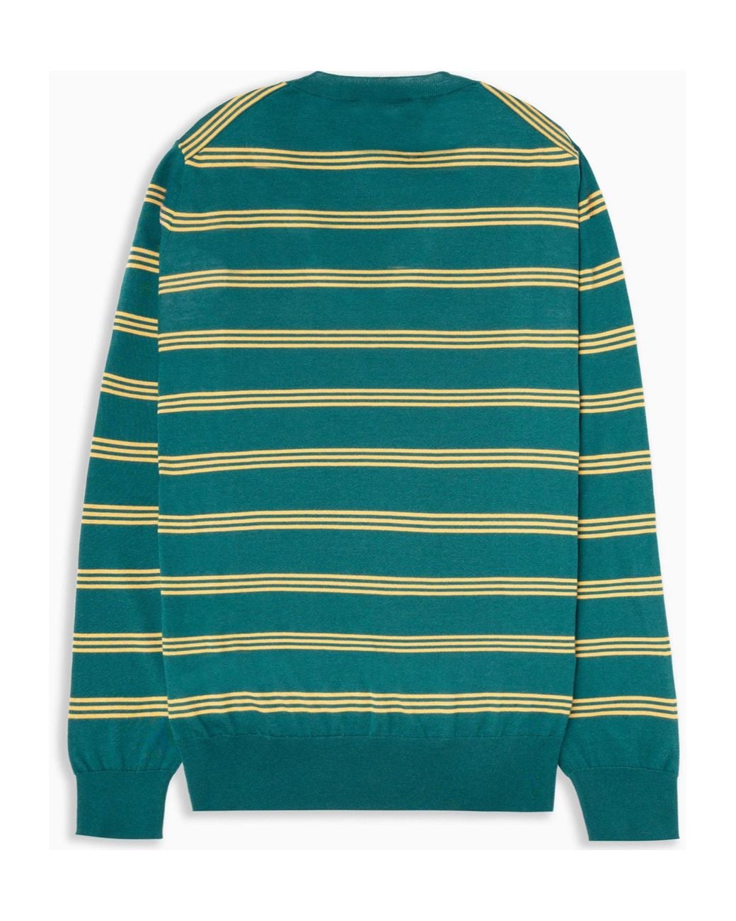 Miu Miu Green Logo-Embroidered Jumper