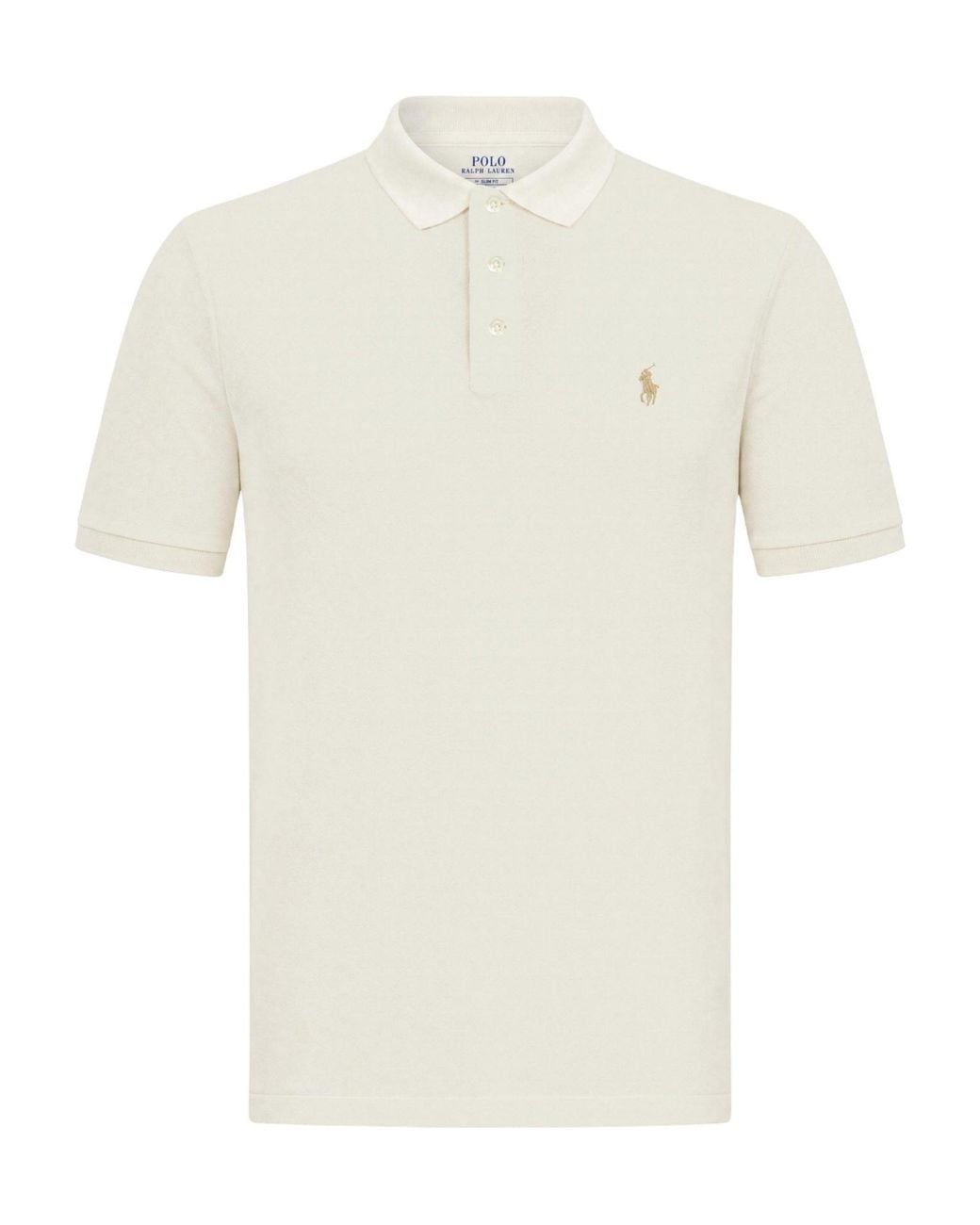 Polo Ralph Lauren White Short-Sleeved Polo Shirt for men