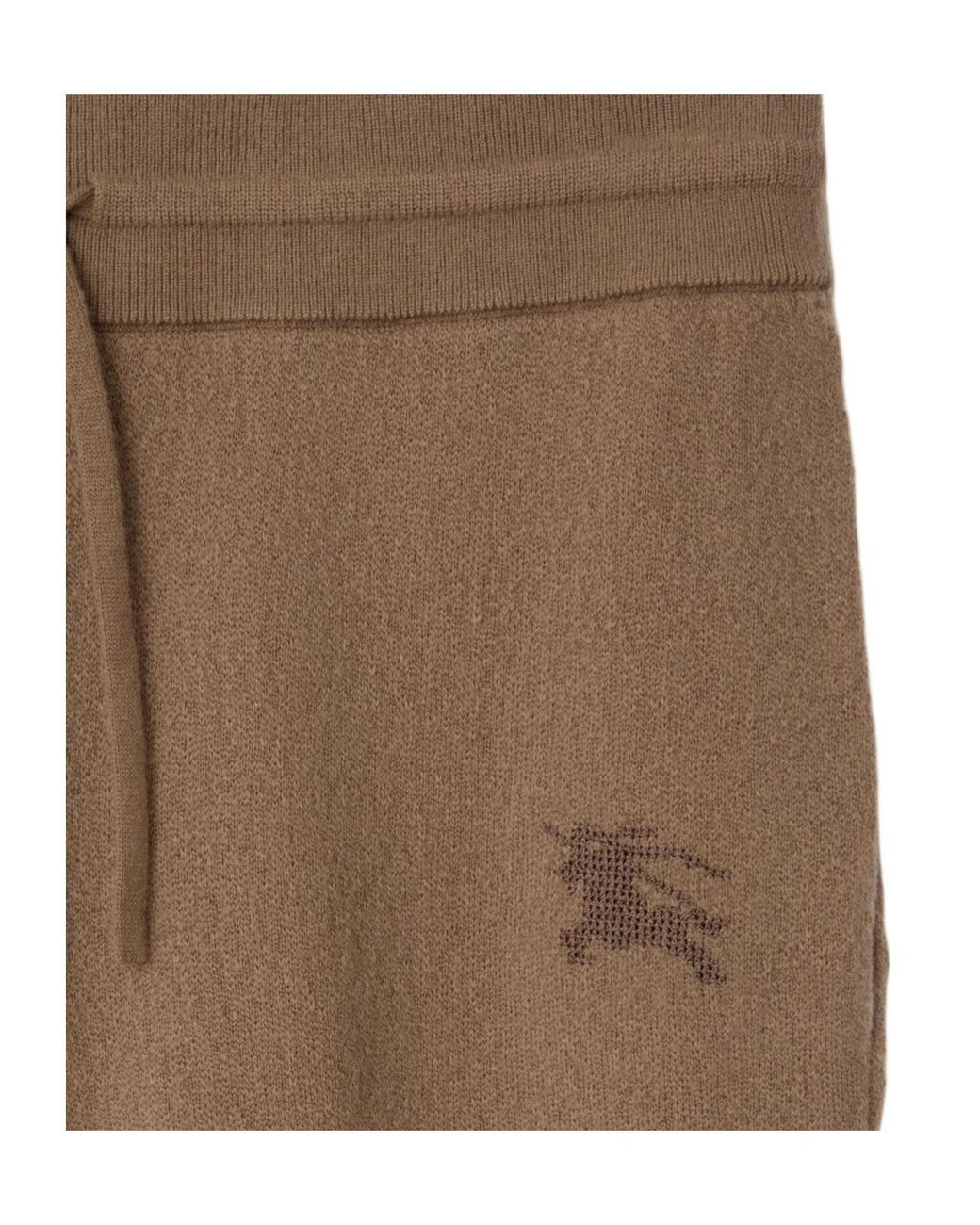 Burberry Brown Wool Blend Track Pants