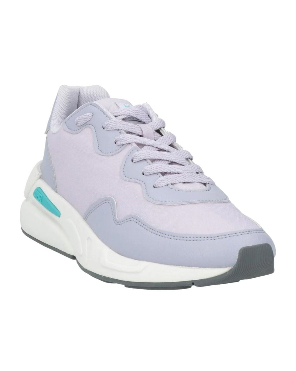 DIESEL White Simple Low-Top Sneakers