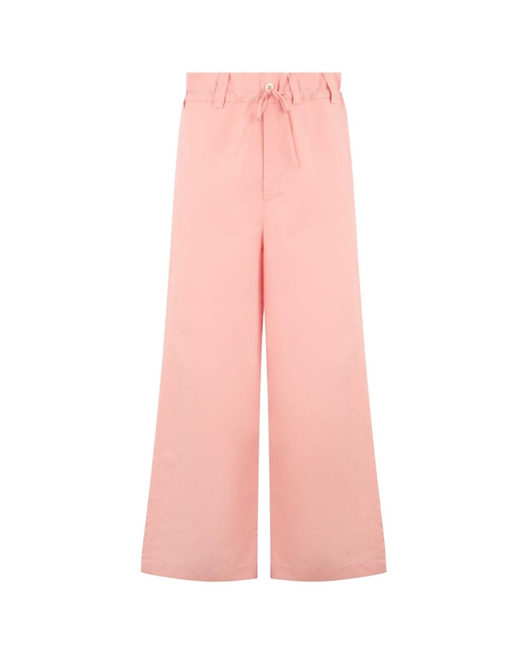 Fabiana Filippi Pink Wide-Leg Drawstring Pants