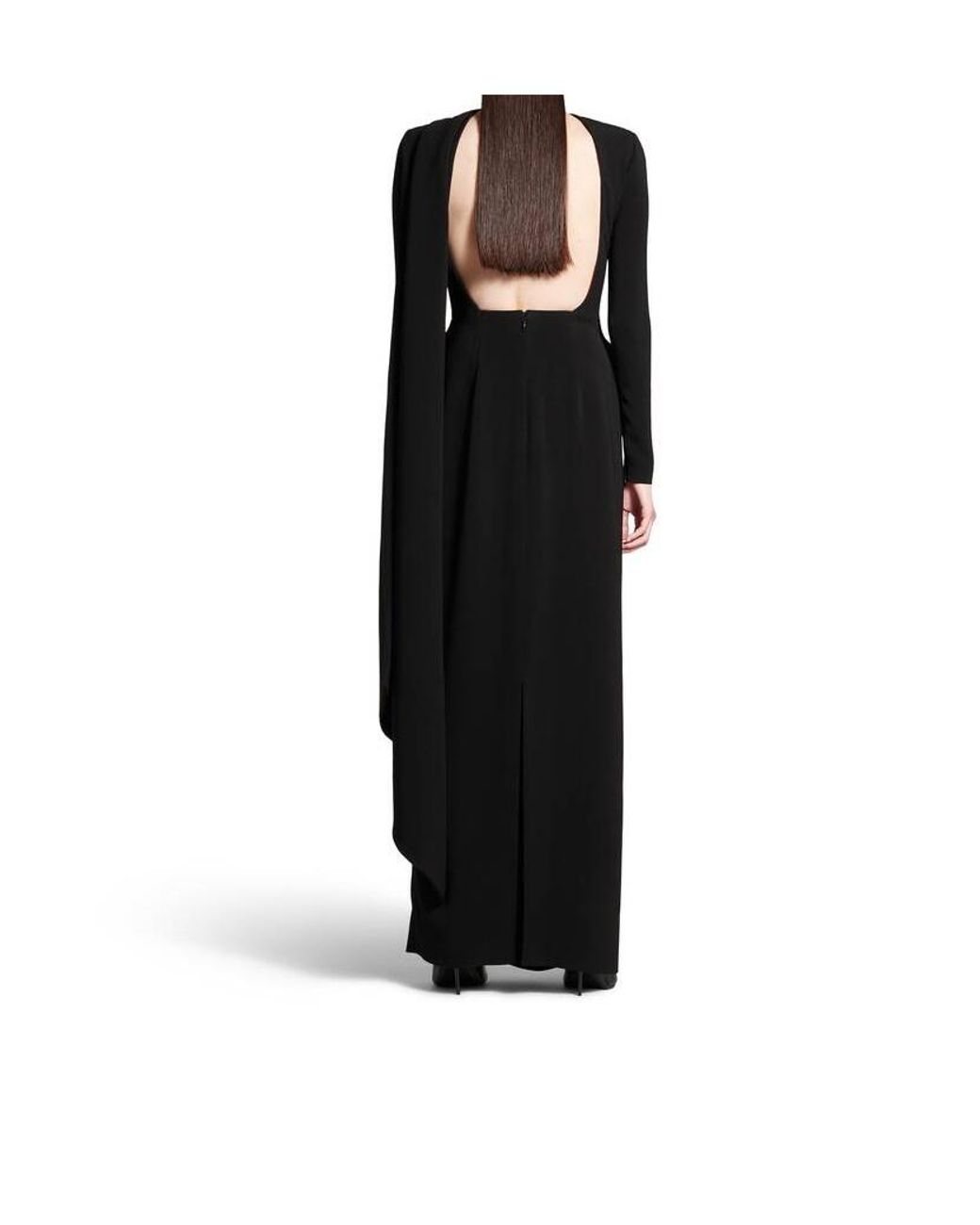 Balenciaga Black Long-Sleeve Dress