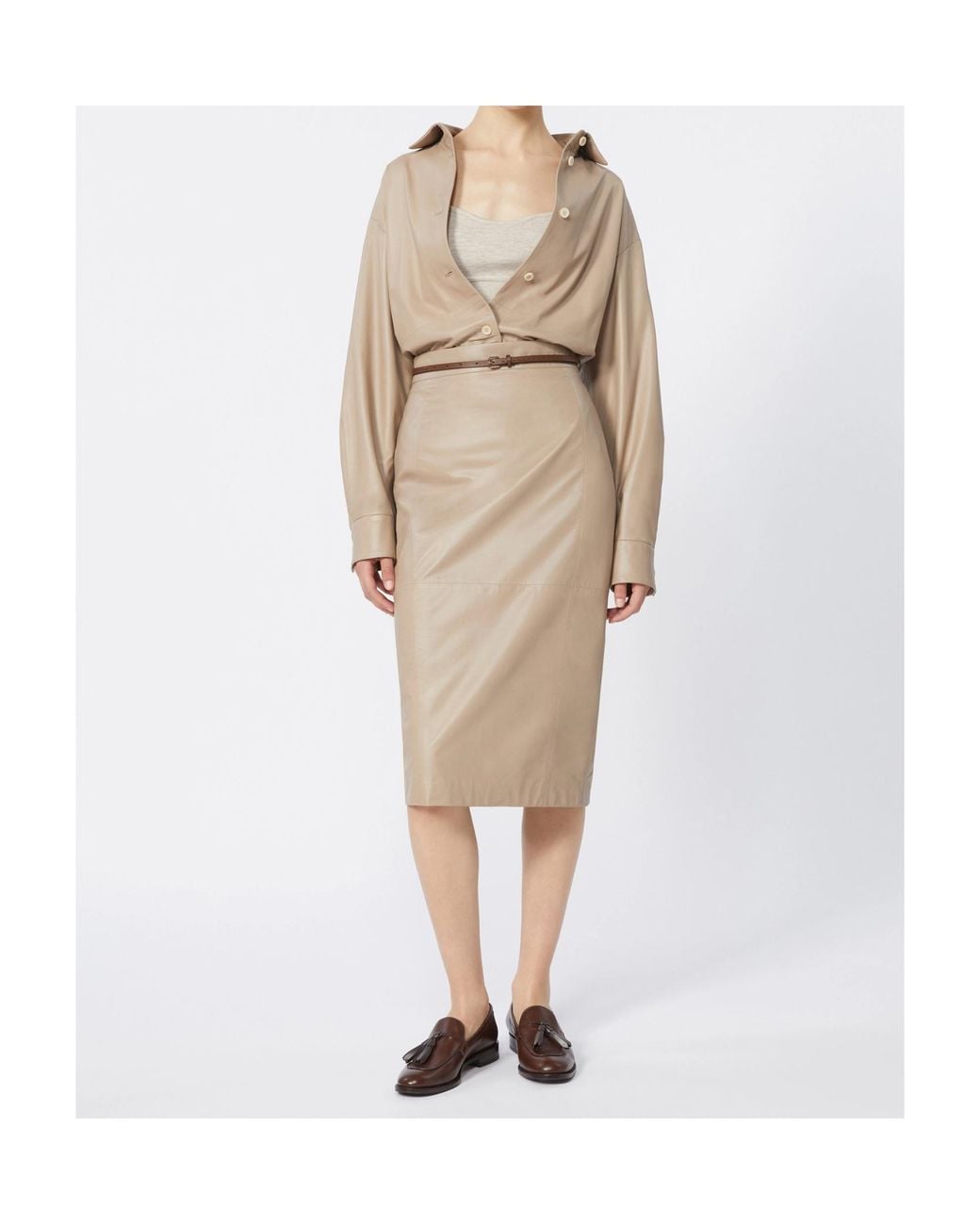 Max Mara White Spaghetti-Straps Tank Top