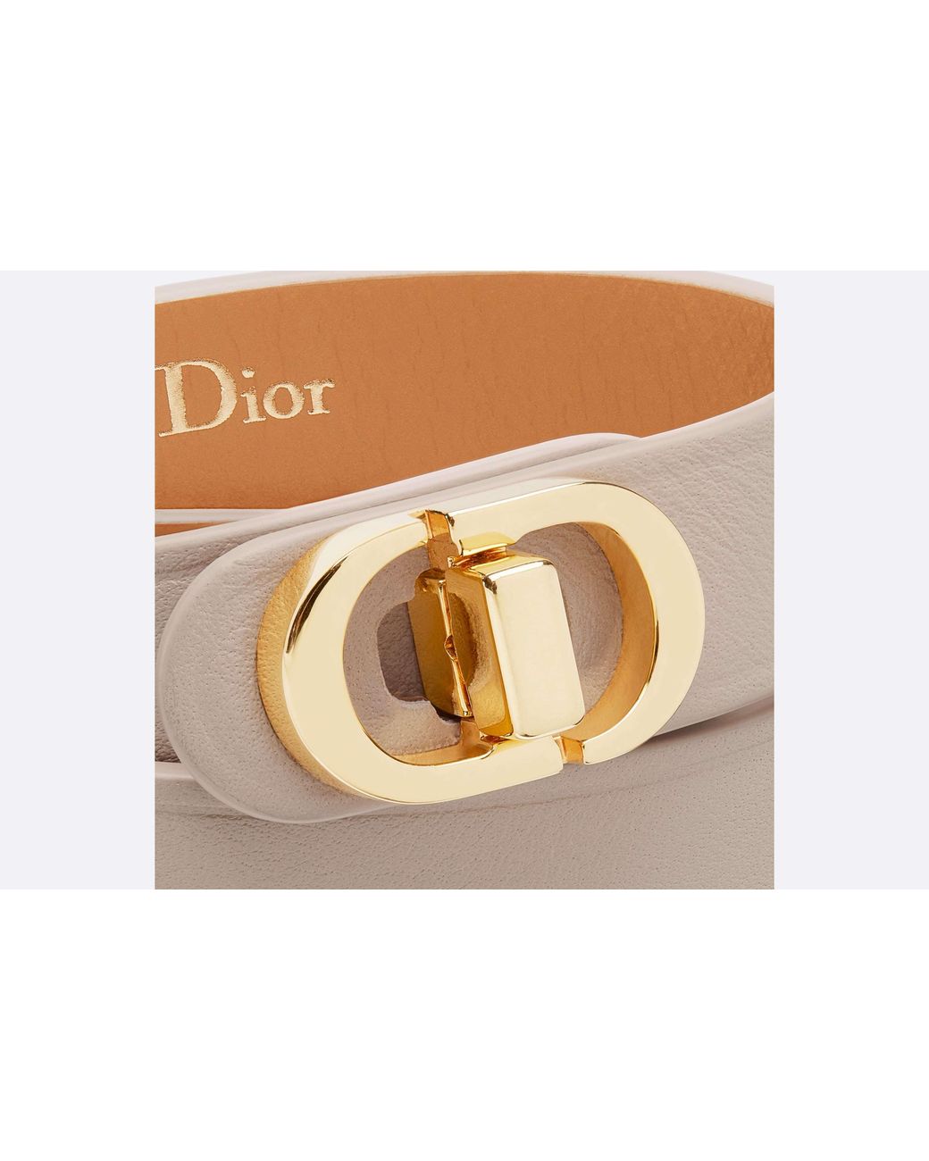 Dior White 30 Montaigne Double Bracelet