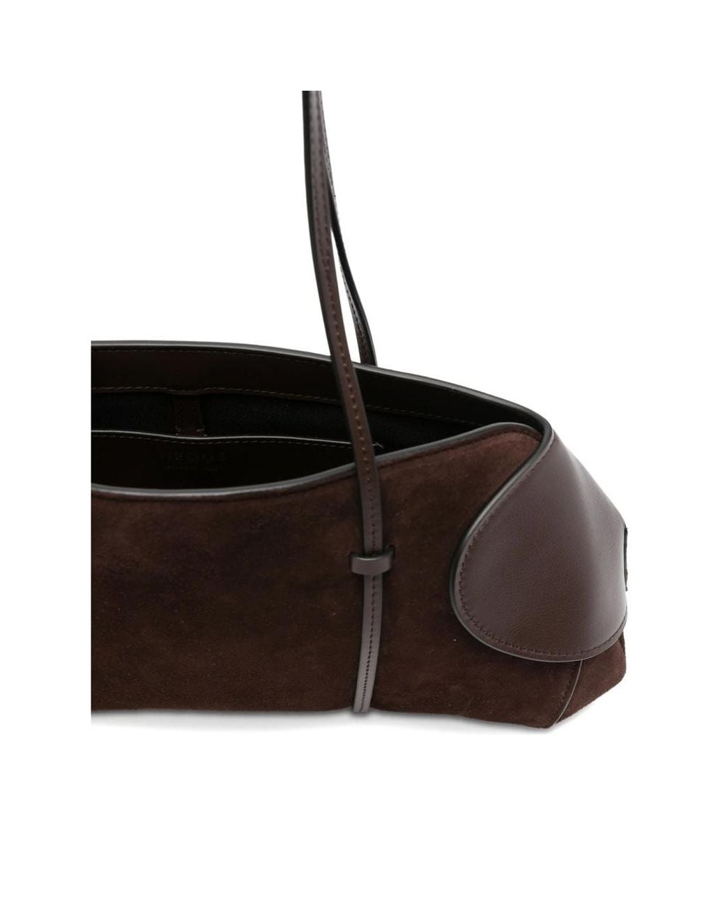 Neous Brown Patchwork Design Shoulder Bag