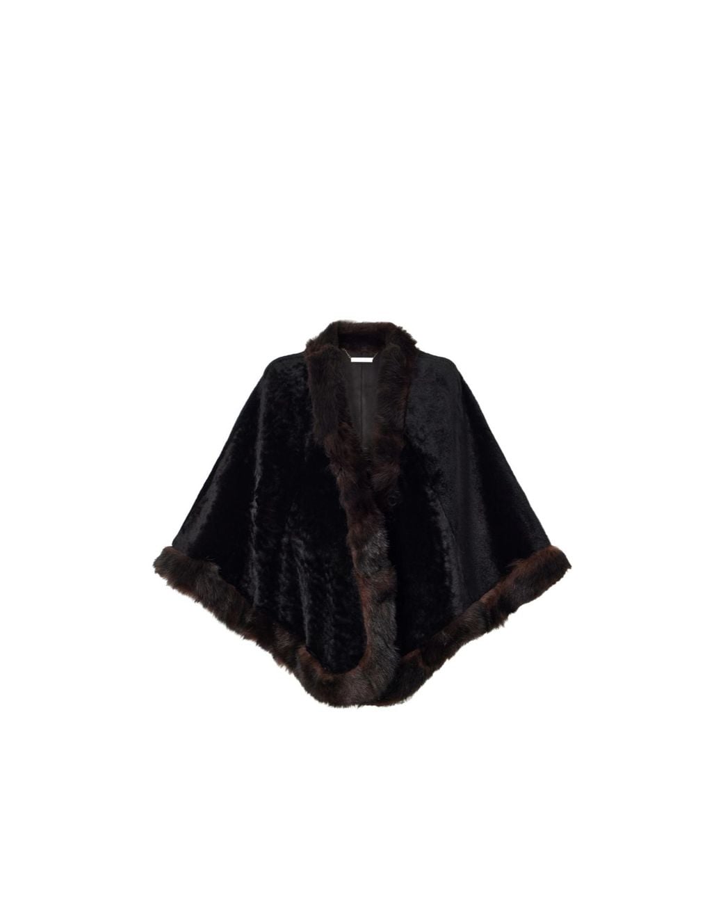 Nour Hammour Blue Simple Wool Shawl