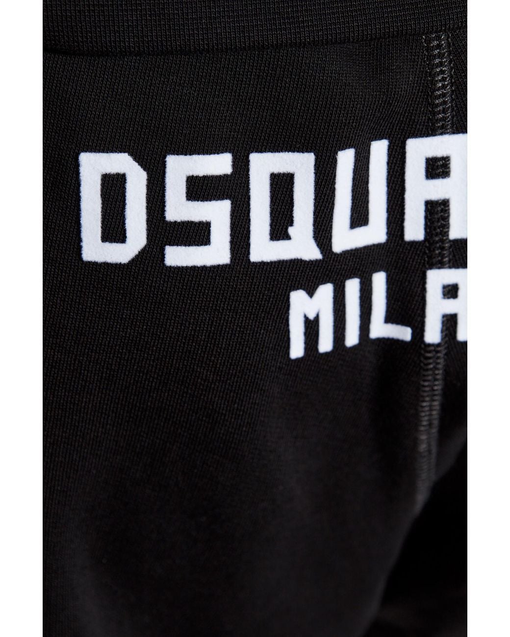 DSquared² Blue Logo Detailed Drawstring Shorts