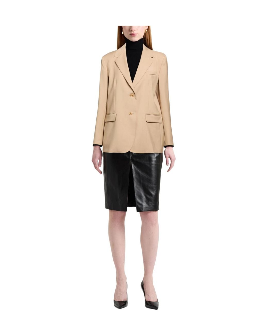 Weekend by Maxmara Natural Minimalist Single- Blazer