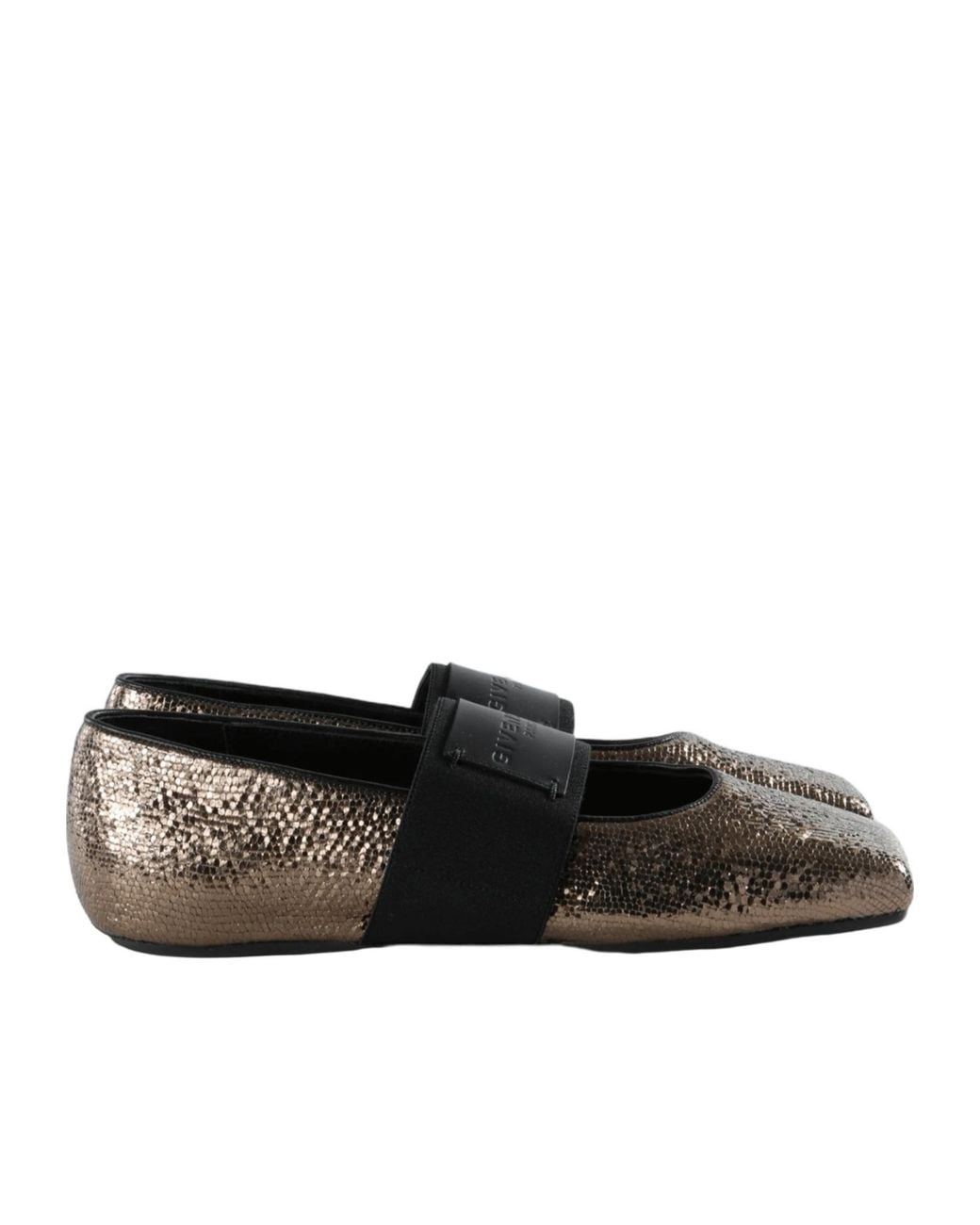 Givenchy Black Square-Toed Ballet Shoes