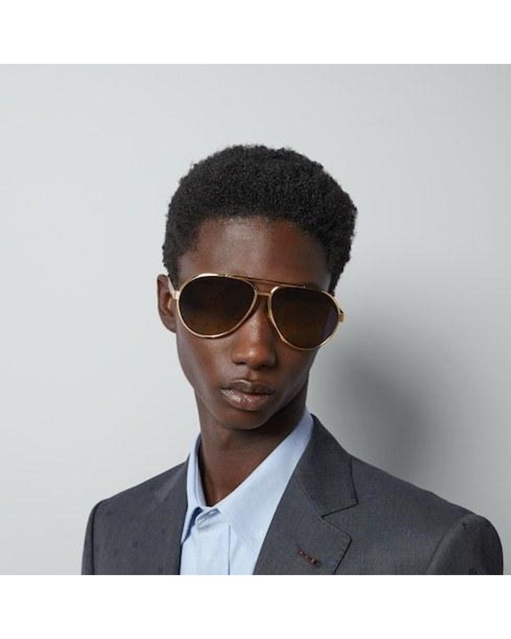 Gucci Multicolor Eyewear Aviator Frame Sunglasses for men