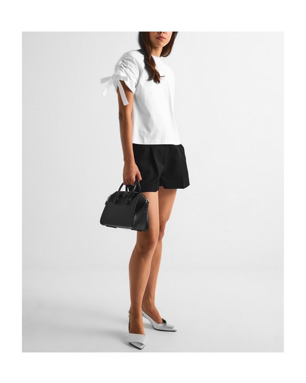 Givenchy White Pure Crew-Neck Short-Sleeve Top