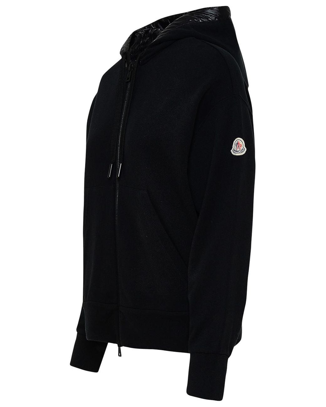 Moncler Black Born To Protect-Print Hoodie