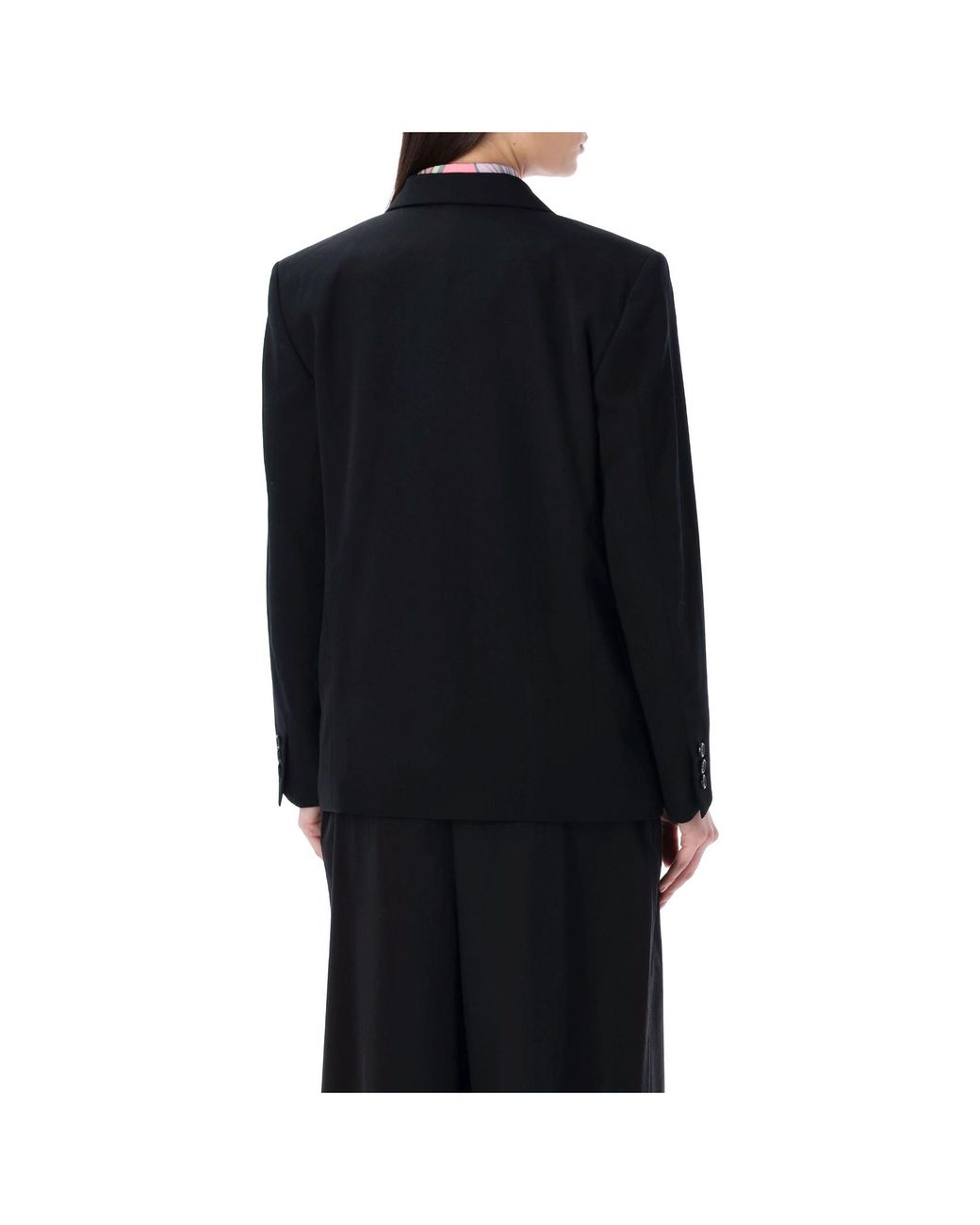 Comme des Garçons Green Single-Breasted Suit Jacket
