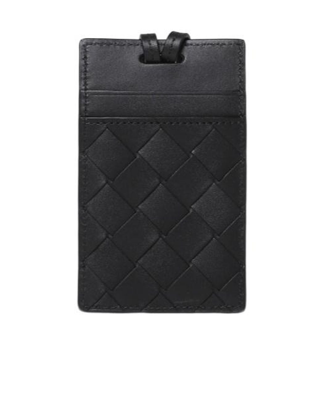 Bottega Veneta White Lanyard Cardholder for men