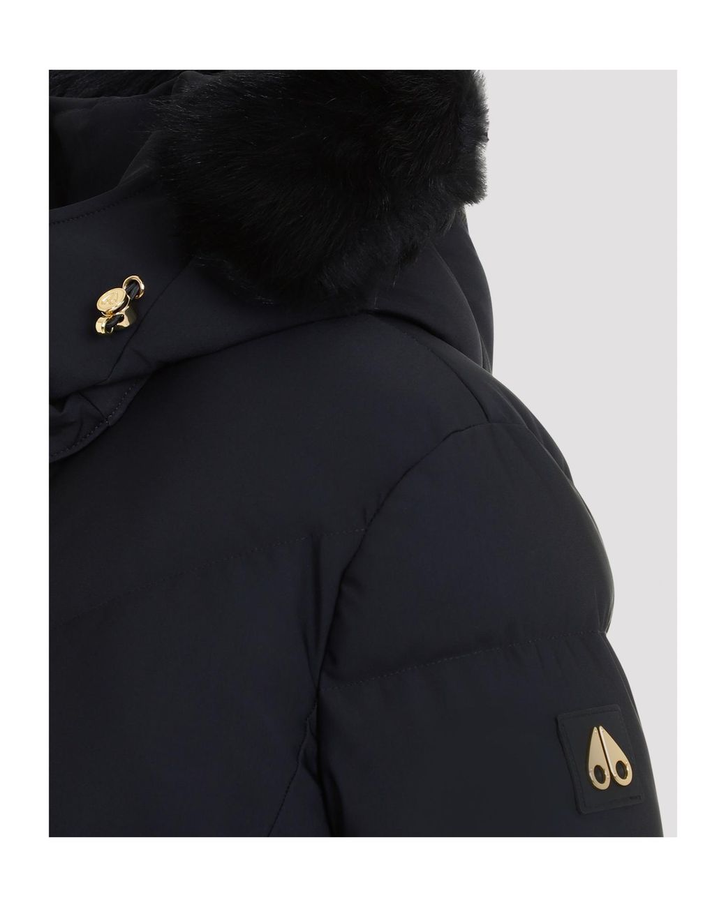 Moose Knuckles Blue Jocada High-Neck Coat