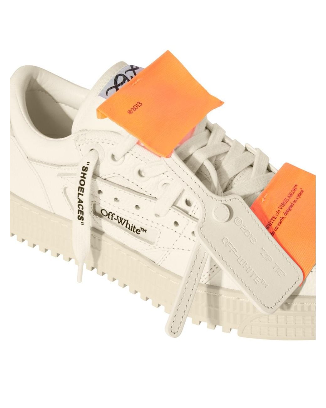 Off-White c/o Virgil Abloh Natural 3.0 Off Court Lace-Up Sneakers