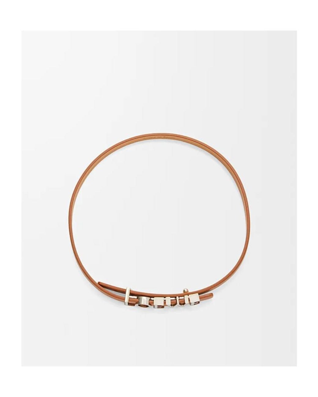 Loewe White Leather Bracelet