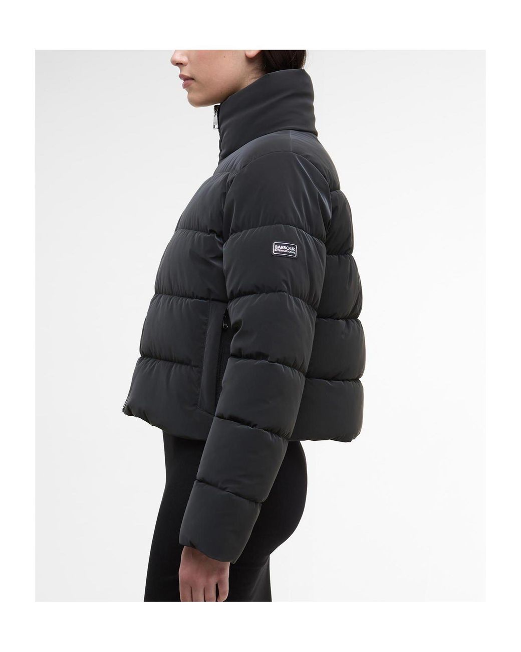 Barbour Black Hudson Cotton Jacket