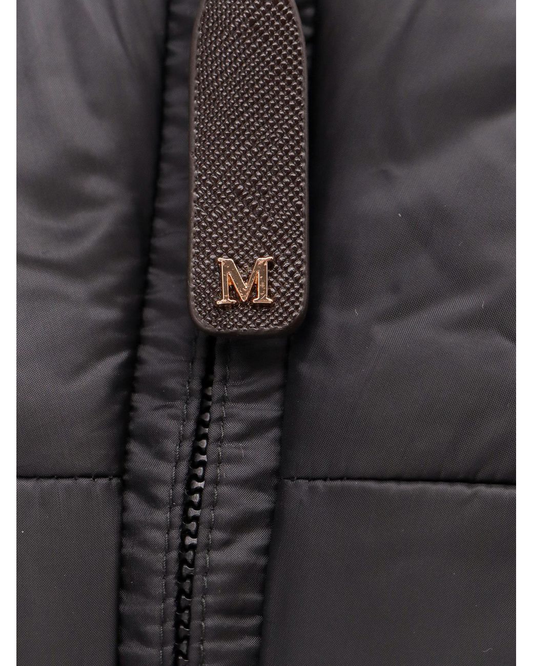 Max Mara Black The Cube Zip-Up Reversible Jacket