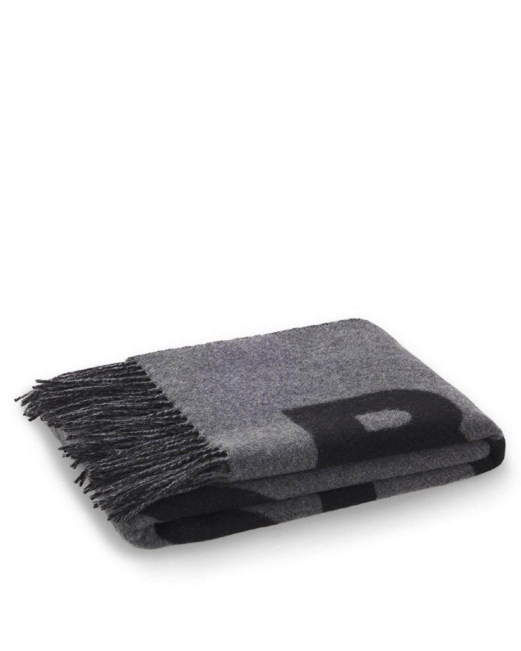 Boss Gray Simple Scarf for men