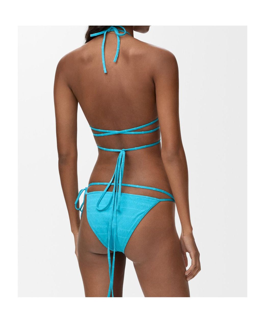 Loewe Blue Technical Jersey Bikini Top