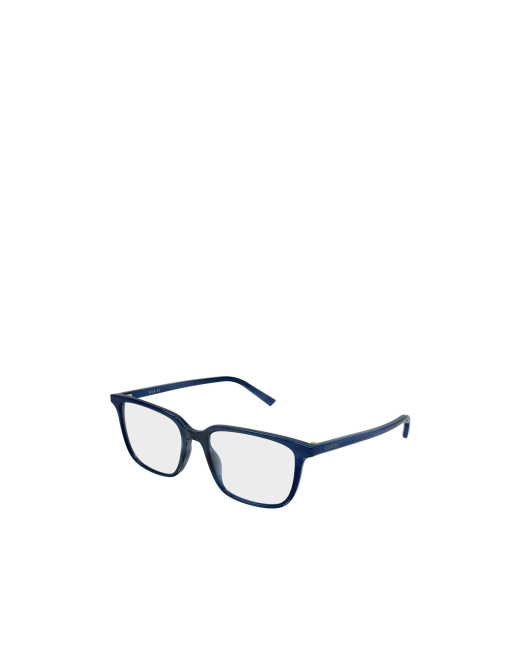 Gucci White Eyewear Square Frame Glasses for men