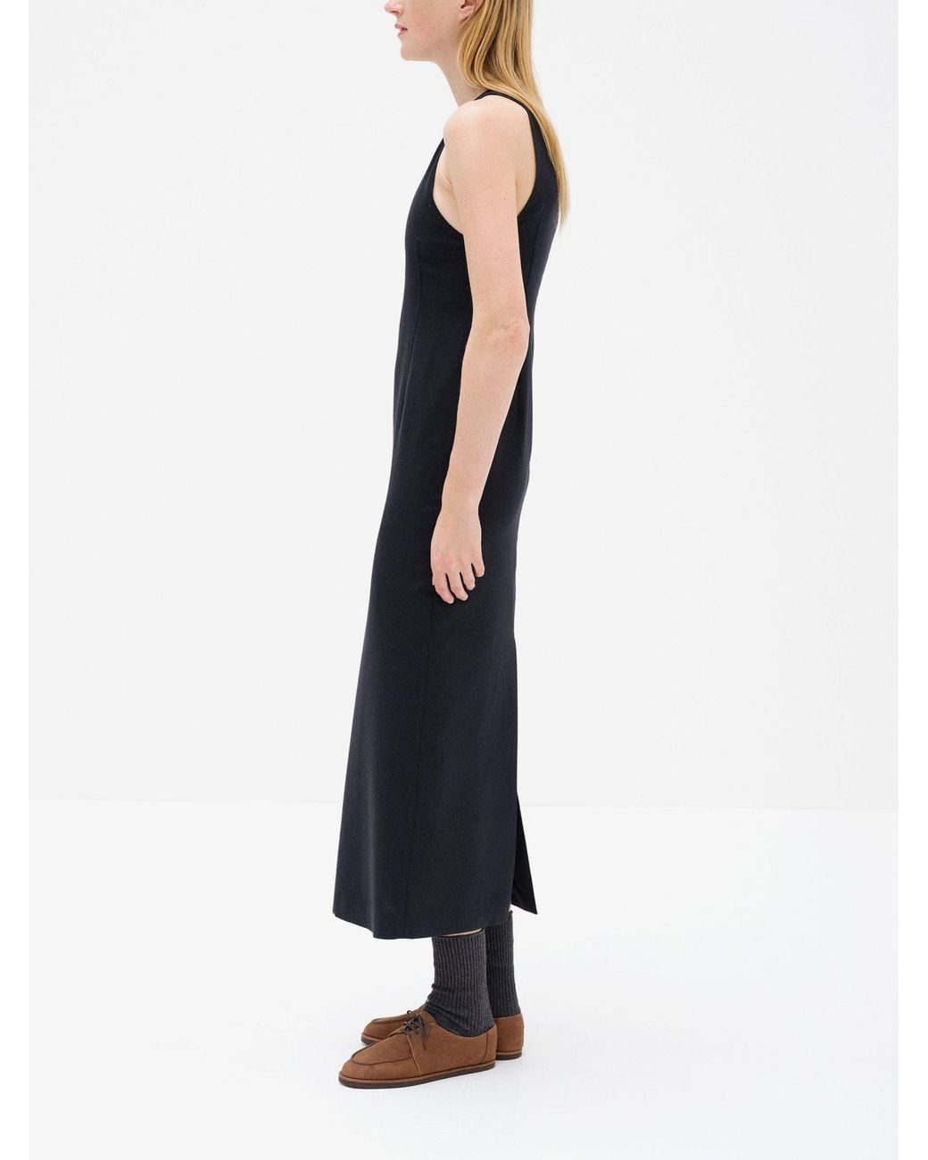 Auralee Black Sleeveless Dress