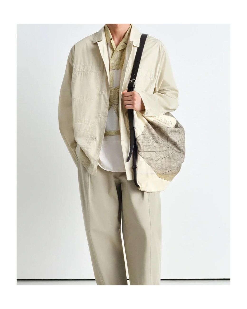 Lemaire Natural Workwear Shirt Jacket for men