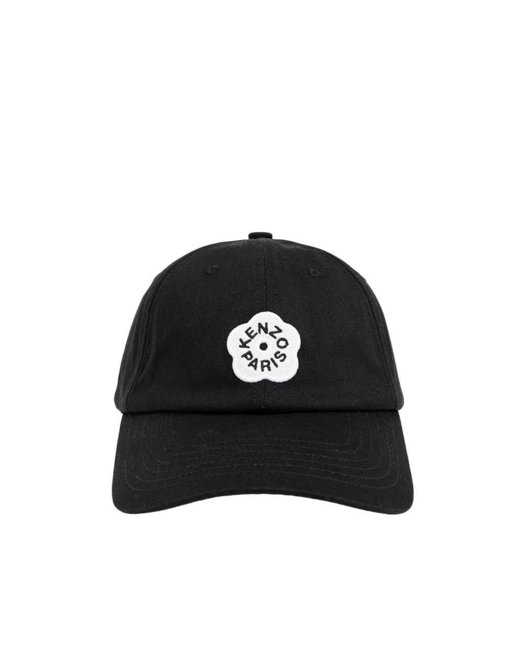 KENZO Black Logo Patch Boke Flower Cap for men