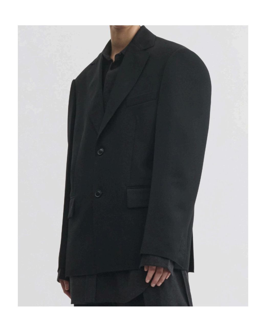 Phoebe Philo Black Wool Tuxedo Jacket