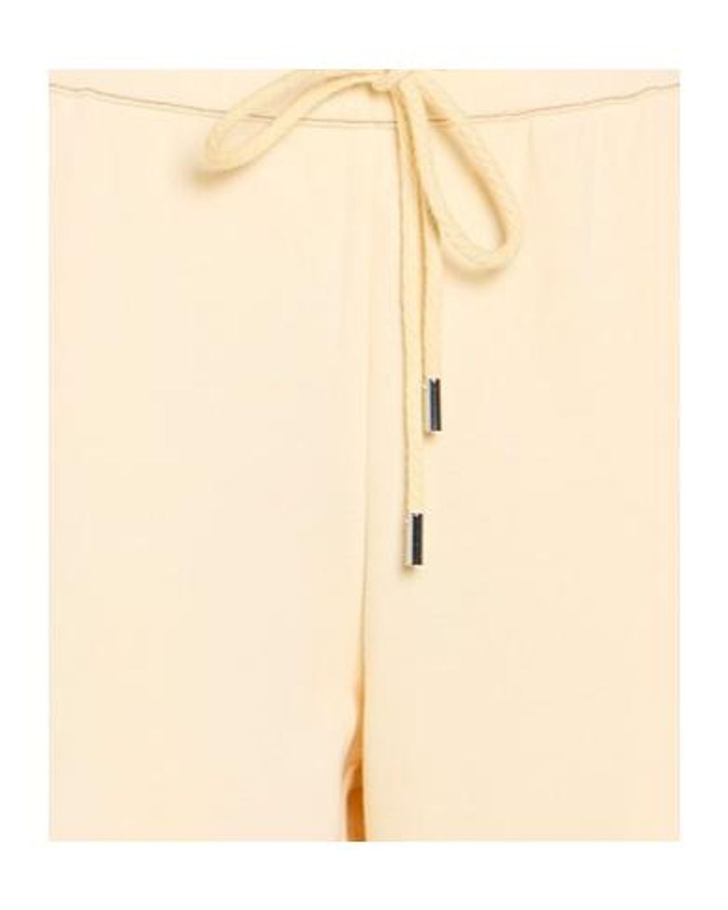 Max Mara Natural Solid-Color Sportswear Pants
