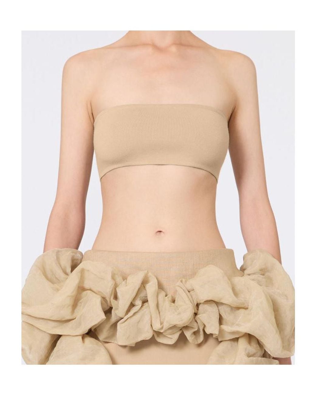 Max Mara Natural Bandeau Bra
