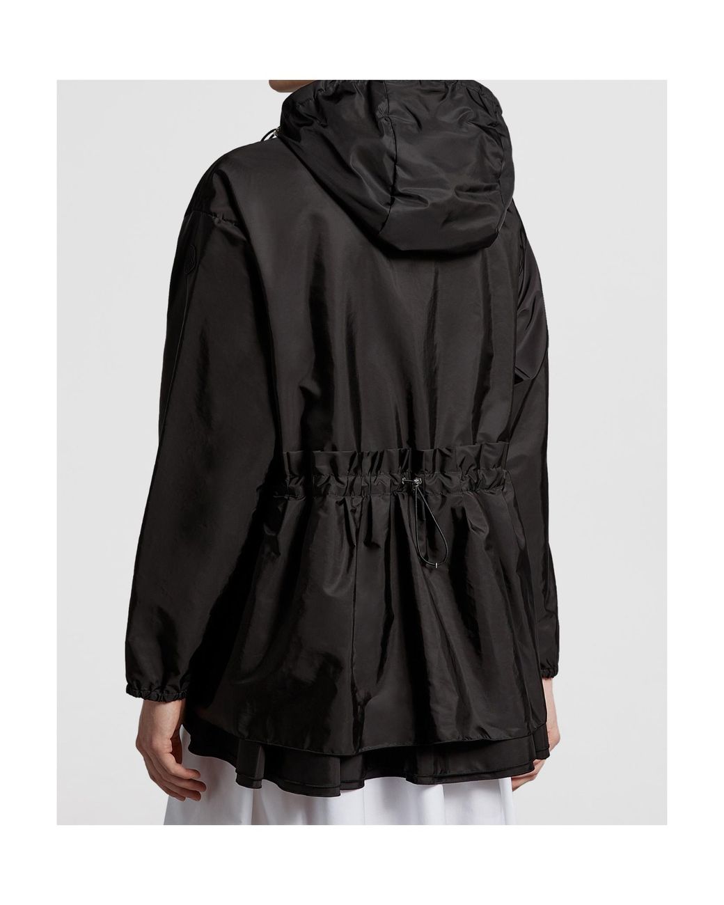 Moncler Black Wete Hooded Jacket
