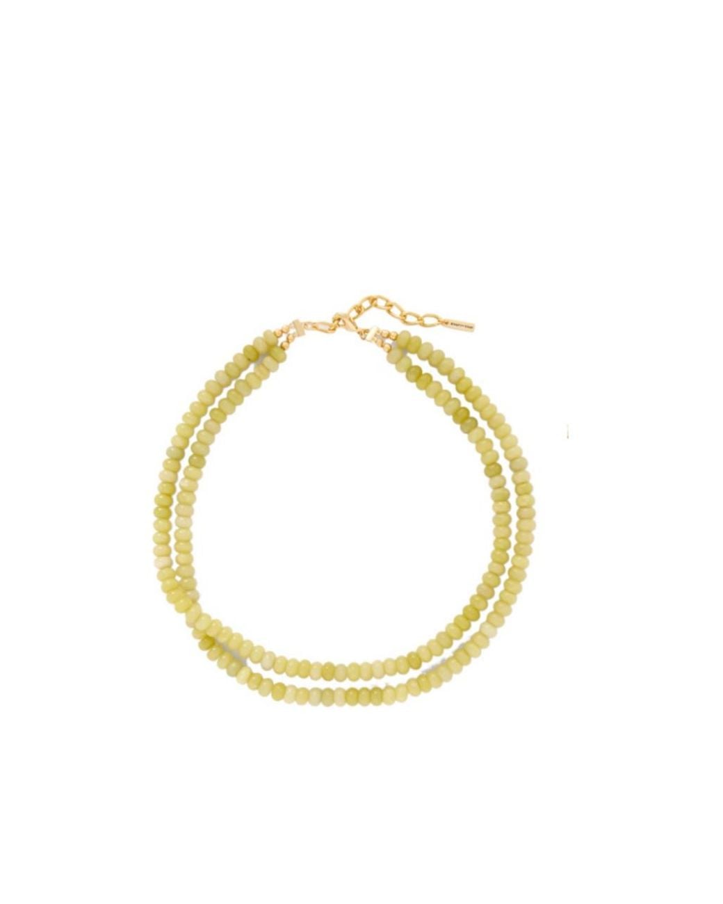 Jennifer Behr Metallic Tone Quartz Necklace