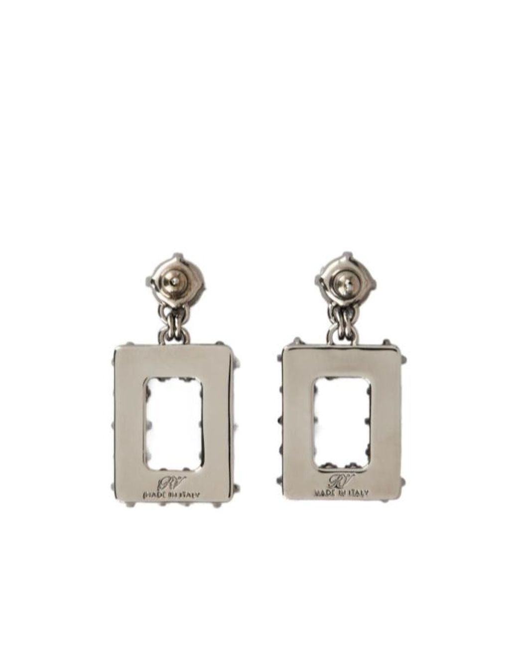Roger Vivier Blue Bijoux Crystal Drop Earrings