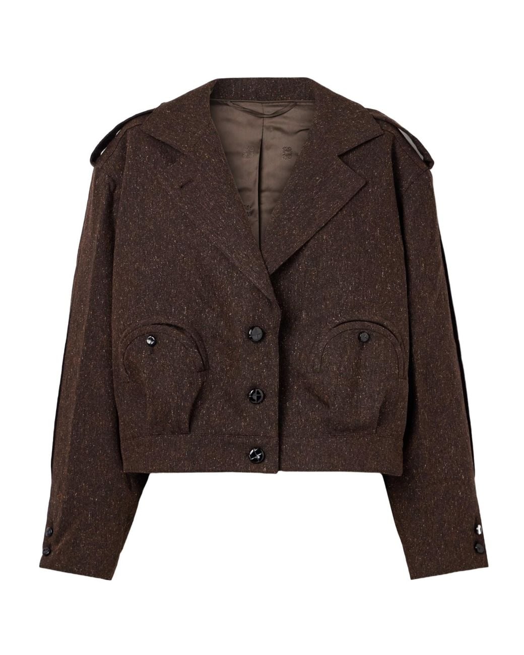 Blazé Milano Brown Long-Sleeved Jacket