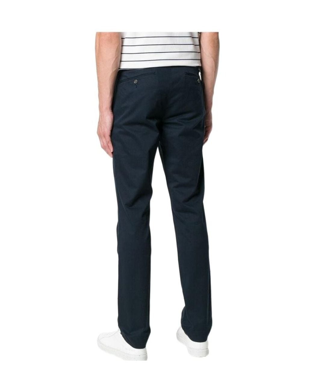 Polo Ralph Lauren Blue Mid Rise Chino Trousers for men