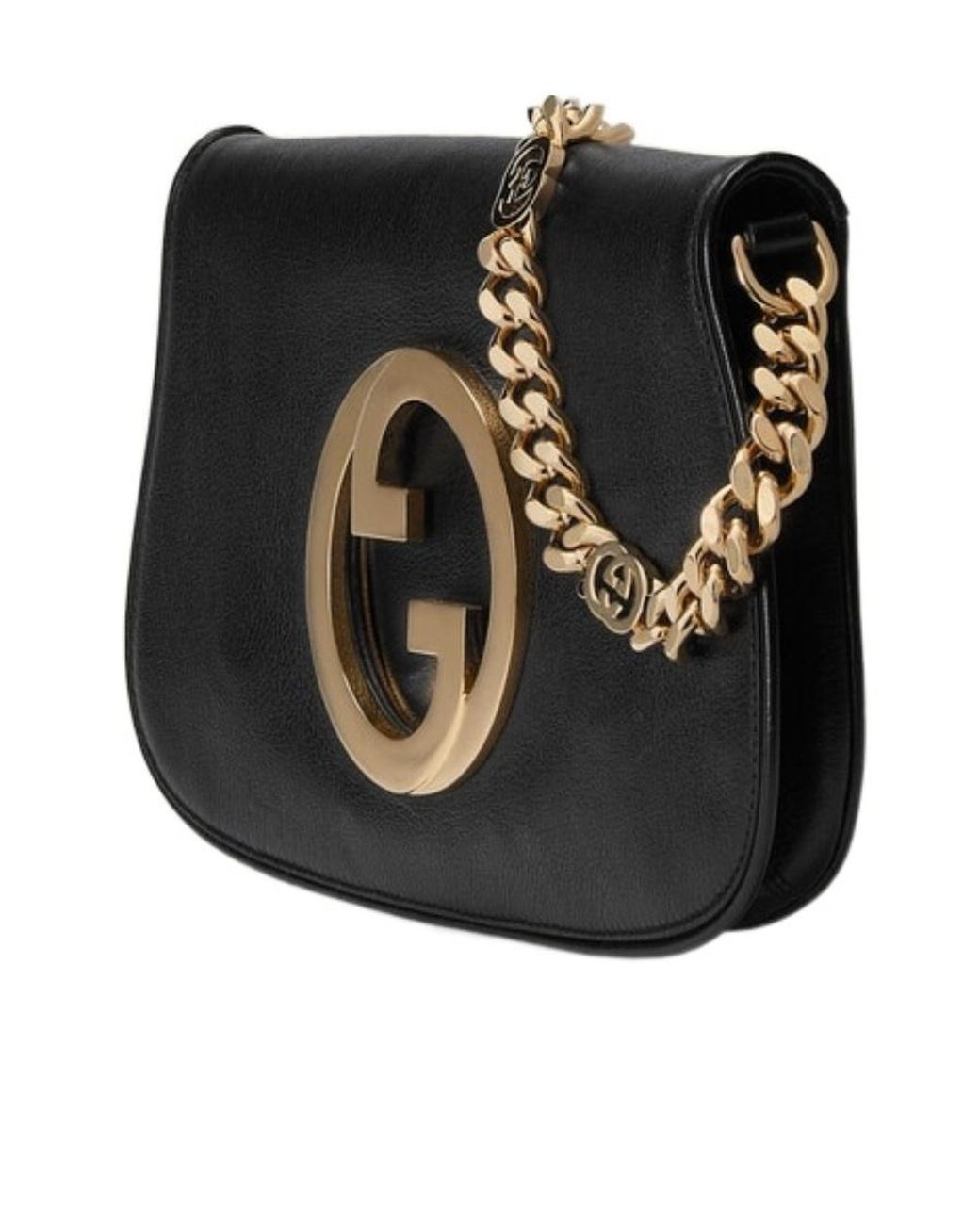 Gucci Black Blondie Logo-Detailed Shoulder Bag
