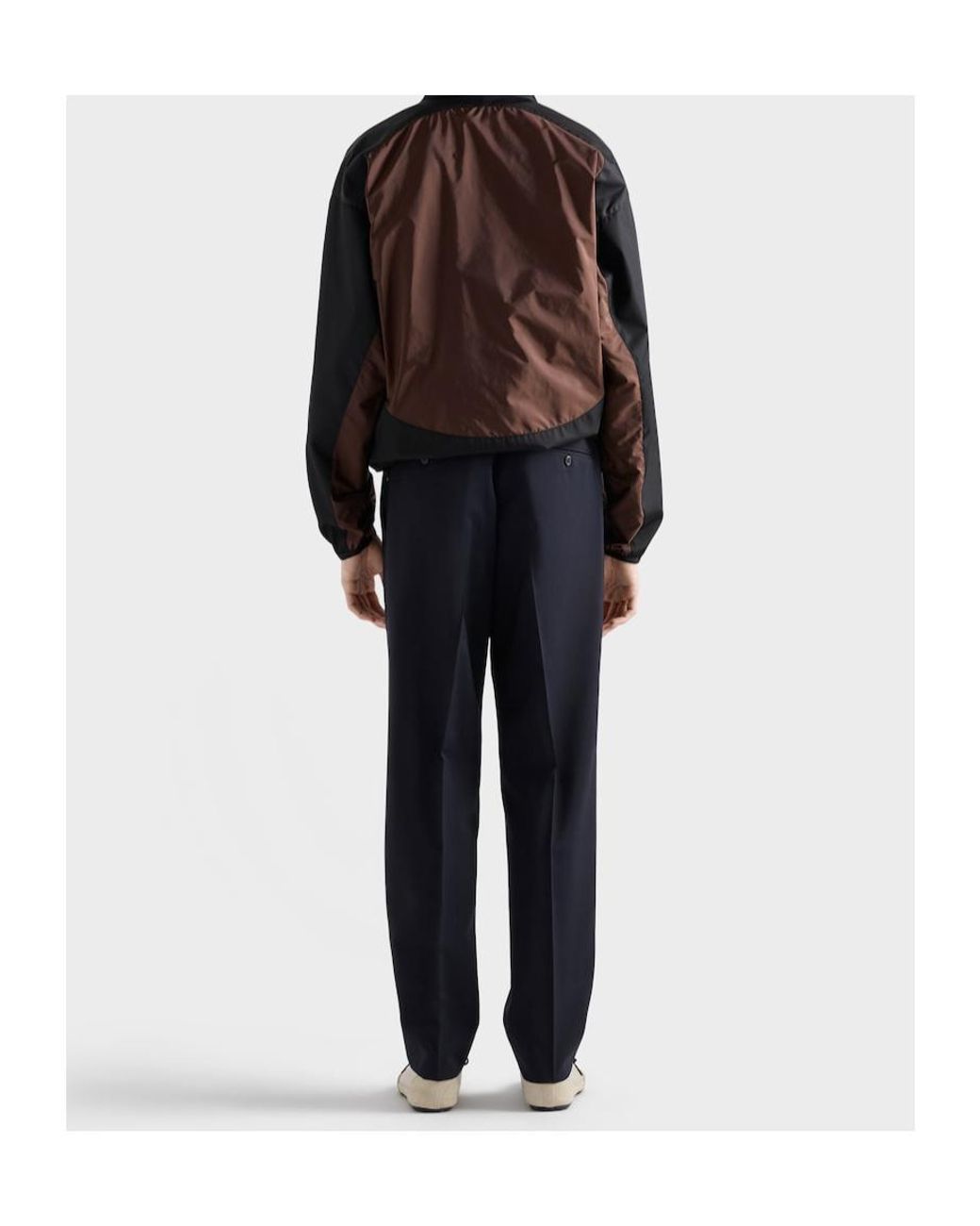 Prada Blue Classic Tailored Pants for men