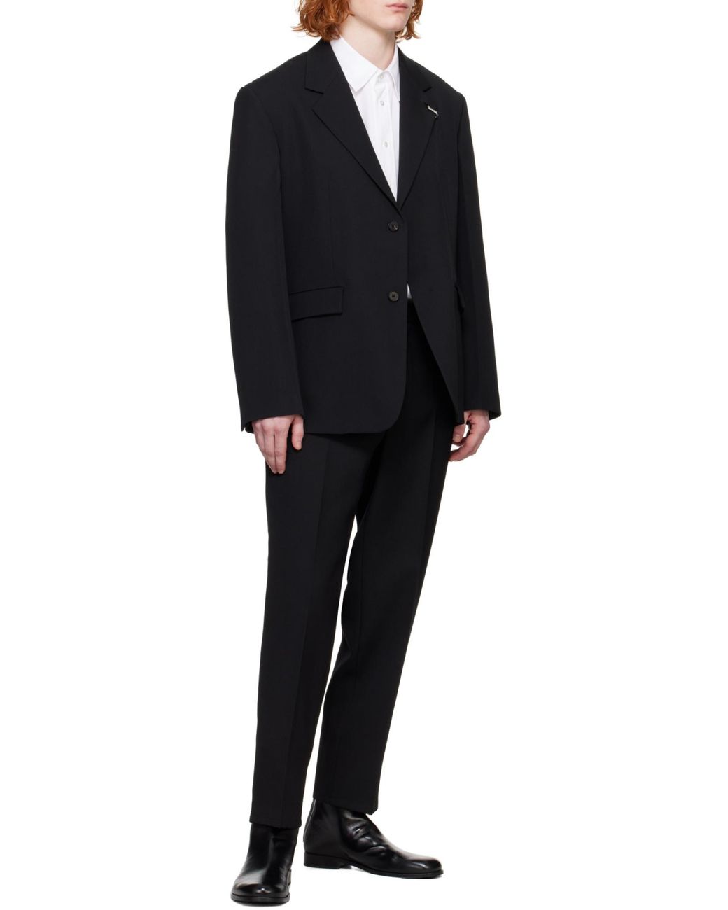 Jil Sander Black Tapered Trousers for men