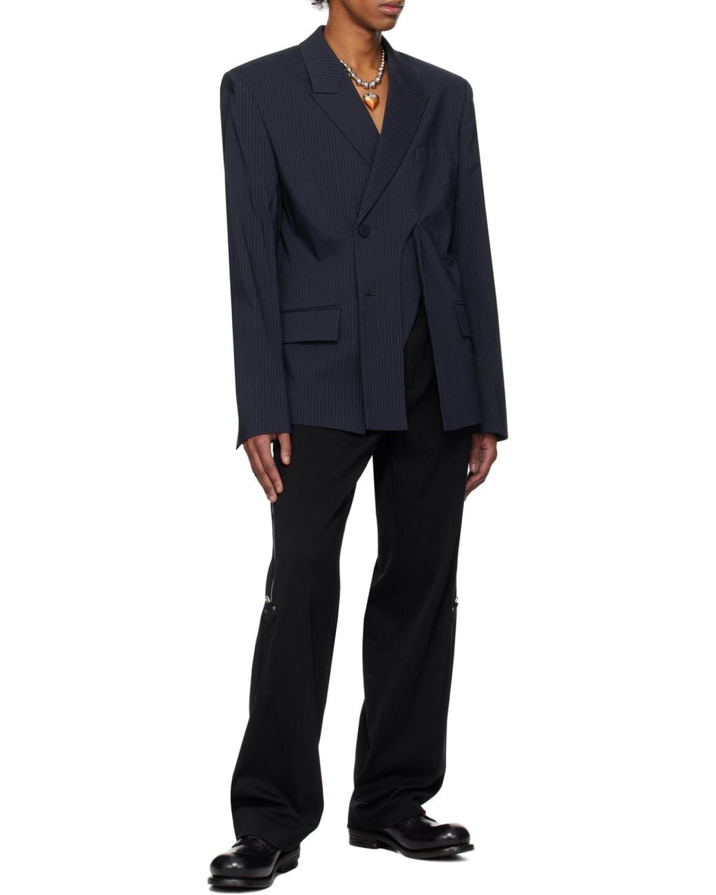 OTTOLINGER Blue Split Blazer for men
