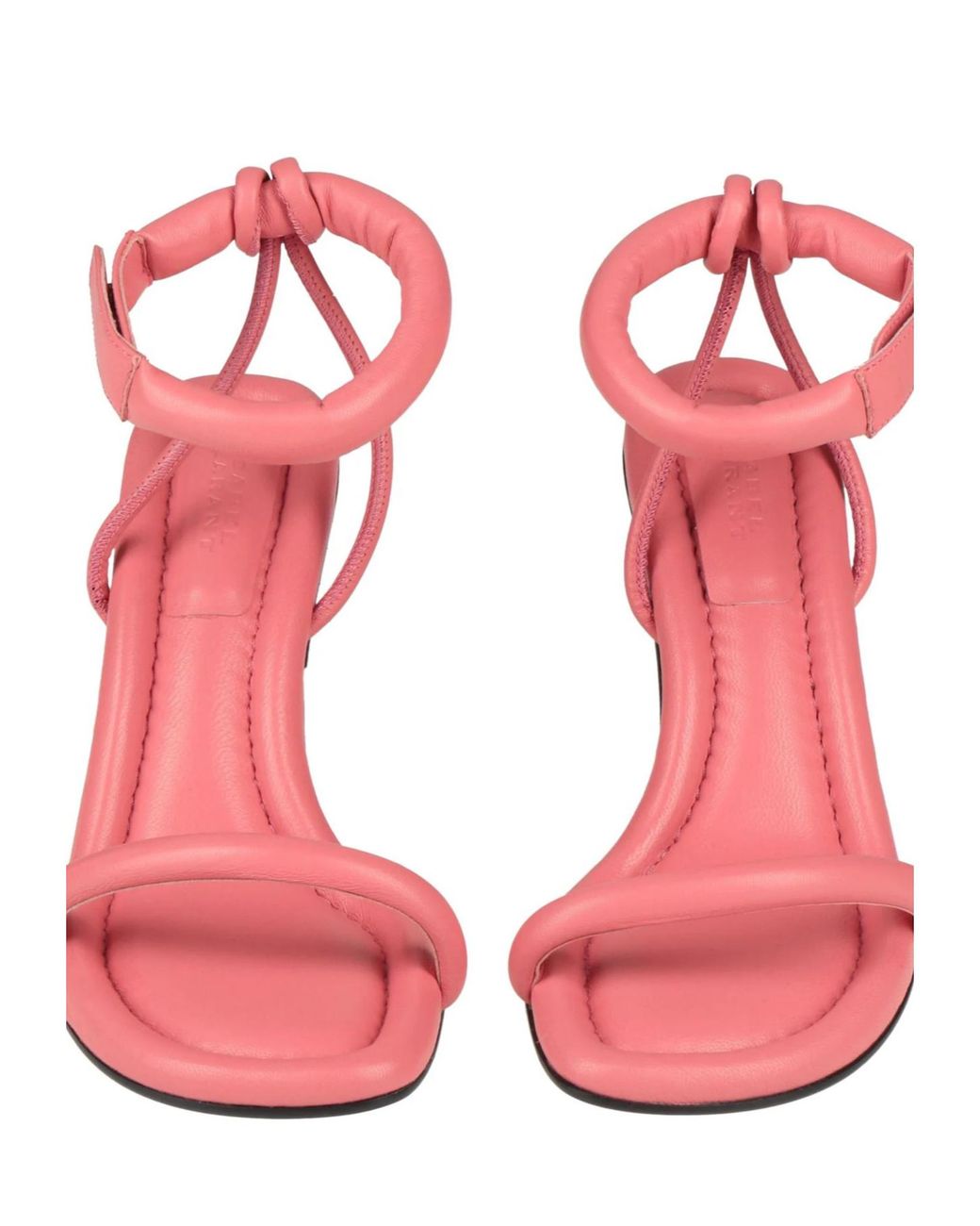 Isabel Marant Pink Minimalist Leather Sandals